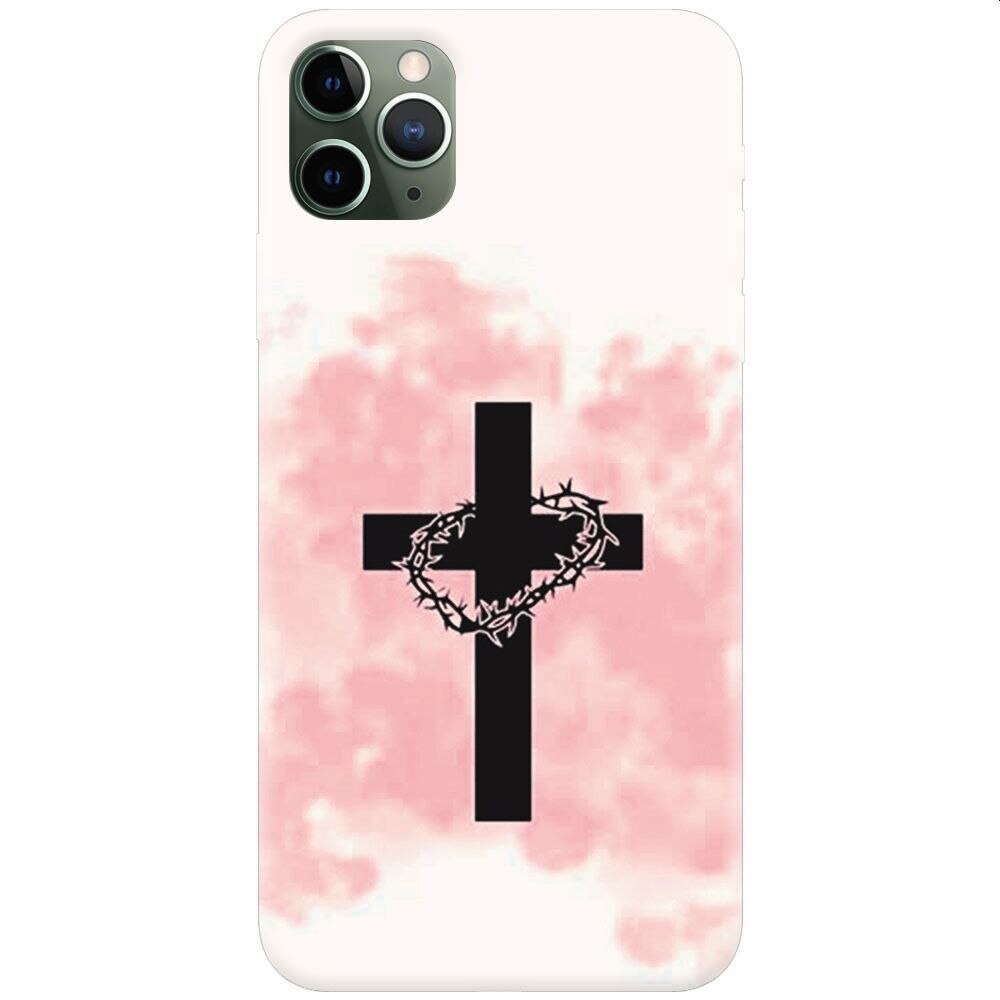 Husa silicon pentru Apple Iphone 11 Pro, Cross