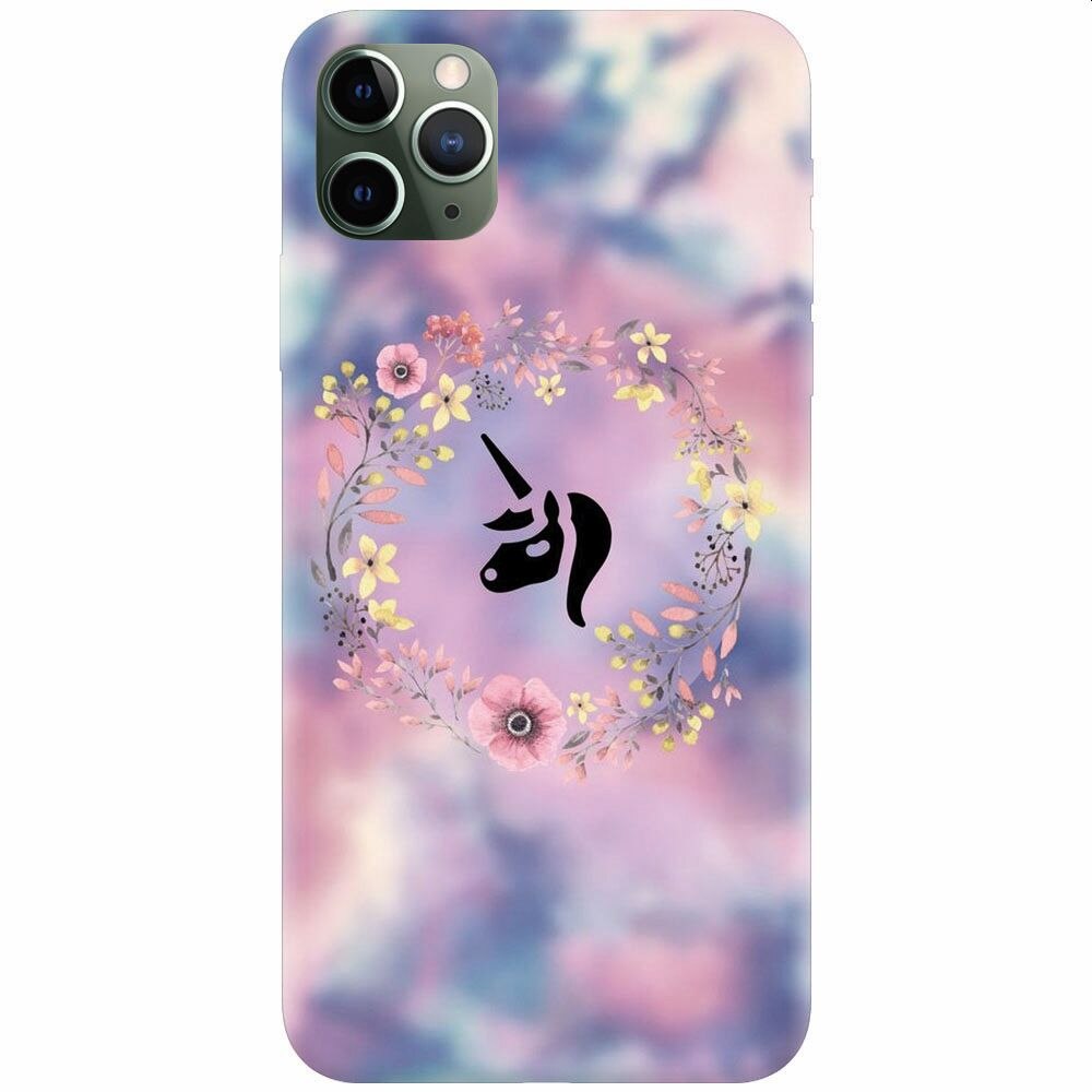 Husa silicon pentru Apple Iphone 11 Pro, Unicorn Icon