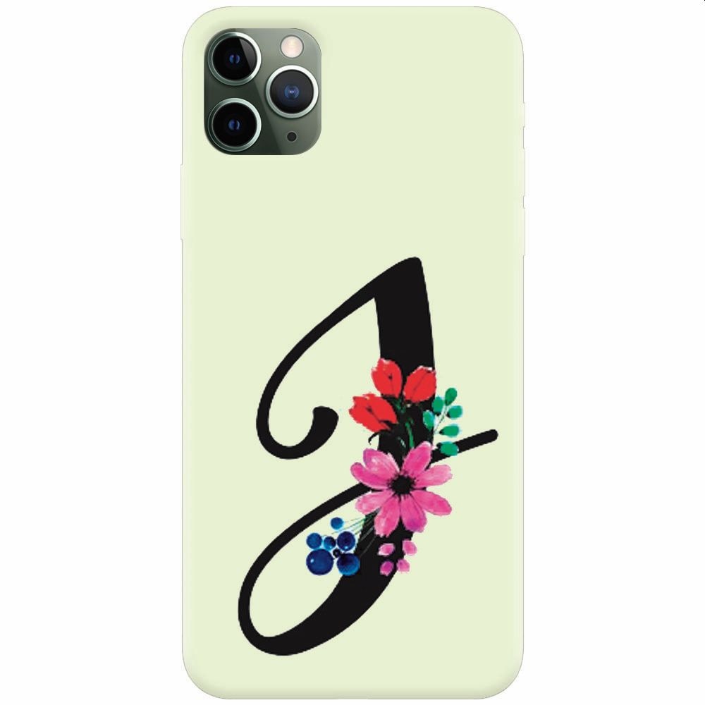 Husa silicon pentru Apple Iphone 11 Pro Max, Litera J