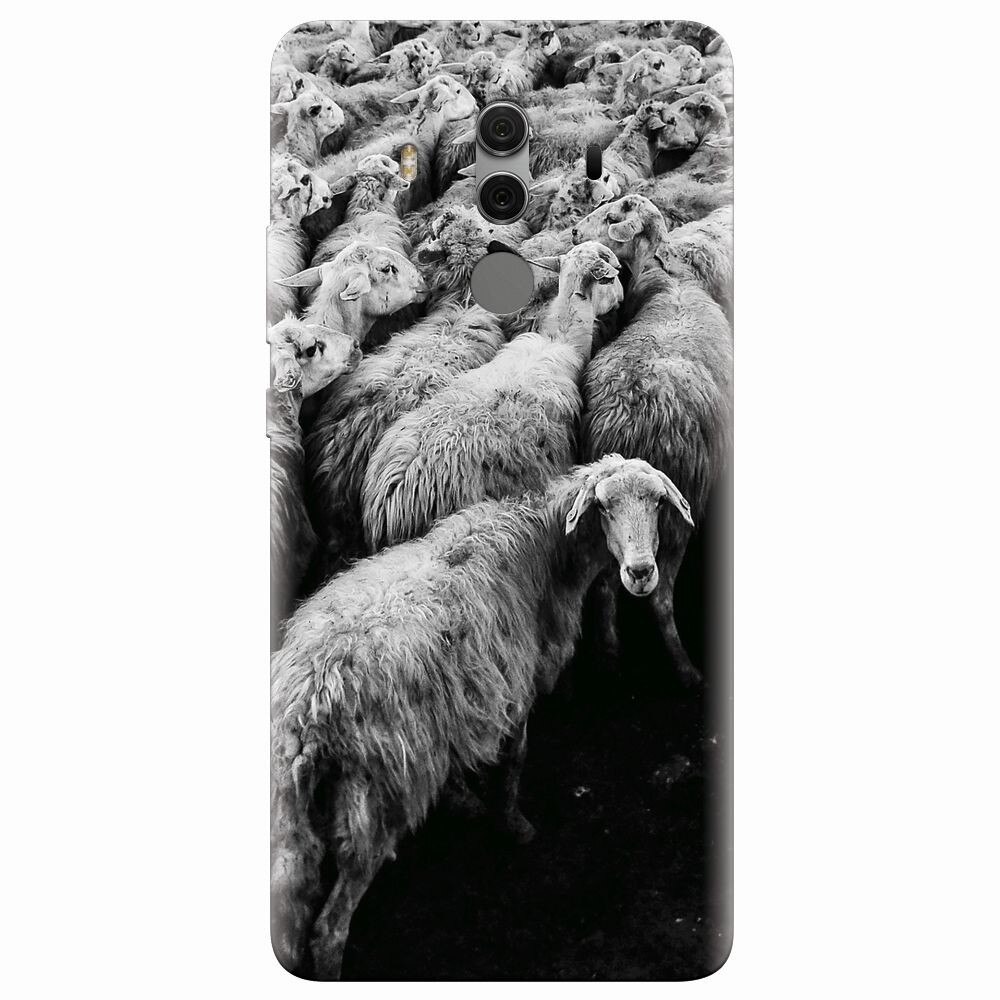 Husa silicon pentru Huawei Mate 10 Pro, Sheep