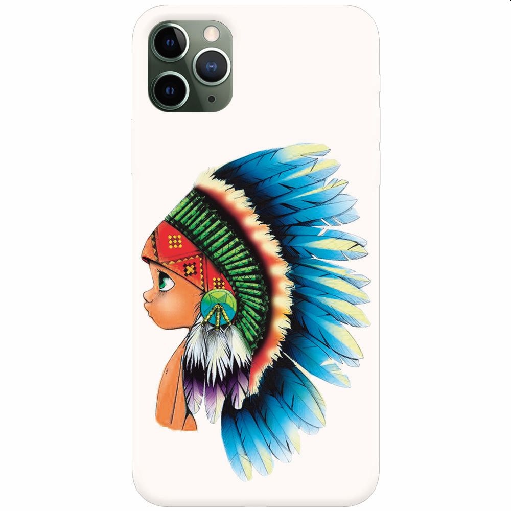 Husa silicon pentru Apple Iphone 11 Pro, Indian Boy