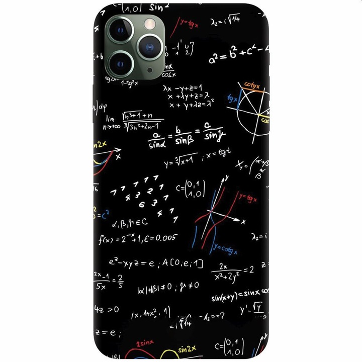 Husa silicon pentru Apple Iphone 11 Pro Max, Math