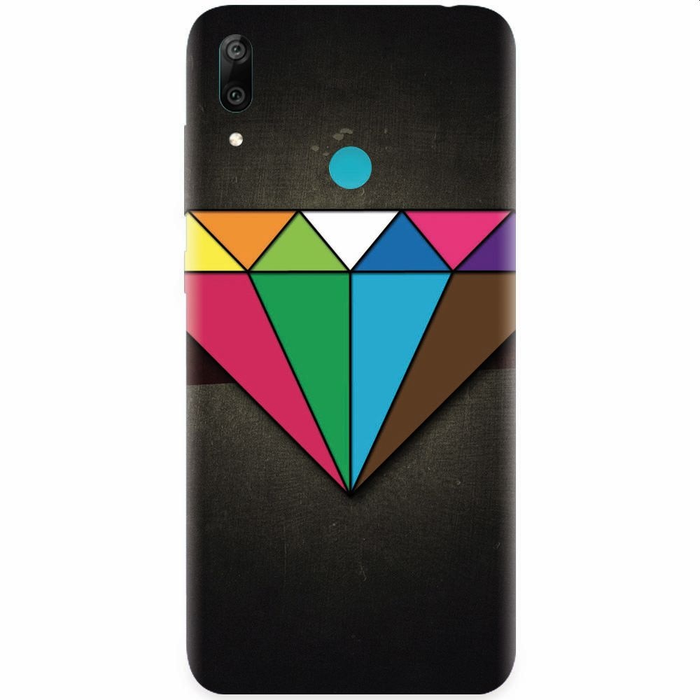Husa silicon pentru Honor Play, Colorful Diamond