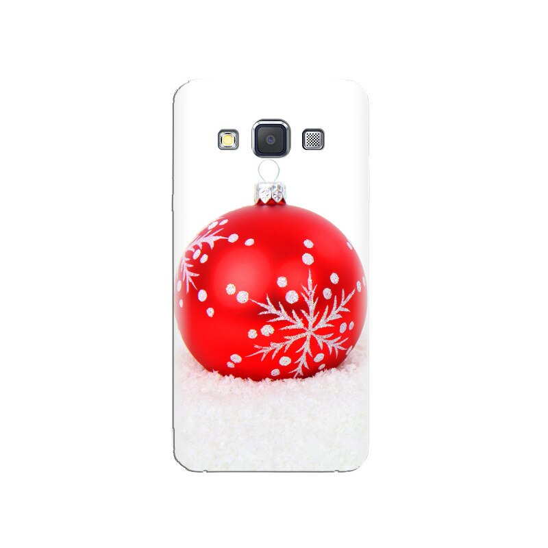 Husa Samsung A5 Red Christmas Decoration Ball In Snow