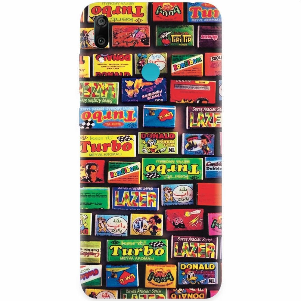 Husa silicon pentru Honor Play, Chewing Gum Turbo