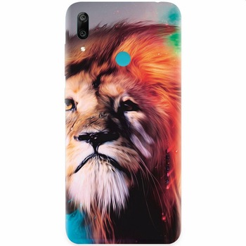 Husa silicon pentru Honor Play, Awesome Art Of Lion Husa silicon pentru Honor Play, Awesome Art Of Lion