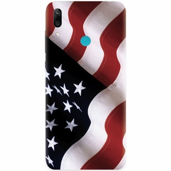 Husa silicon pentru Huawei Y7 2019, American Husa silicon pentru Huawei Y7 2019, American