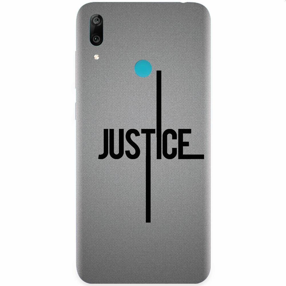 Husa silicon pentru Honor Play, Amir Justice Minimalistic Nubheebuccus Text