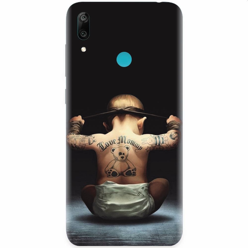 Husa silicon pentru Honor Play, Body Builder Cute Baby Tattoo