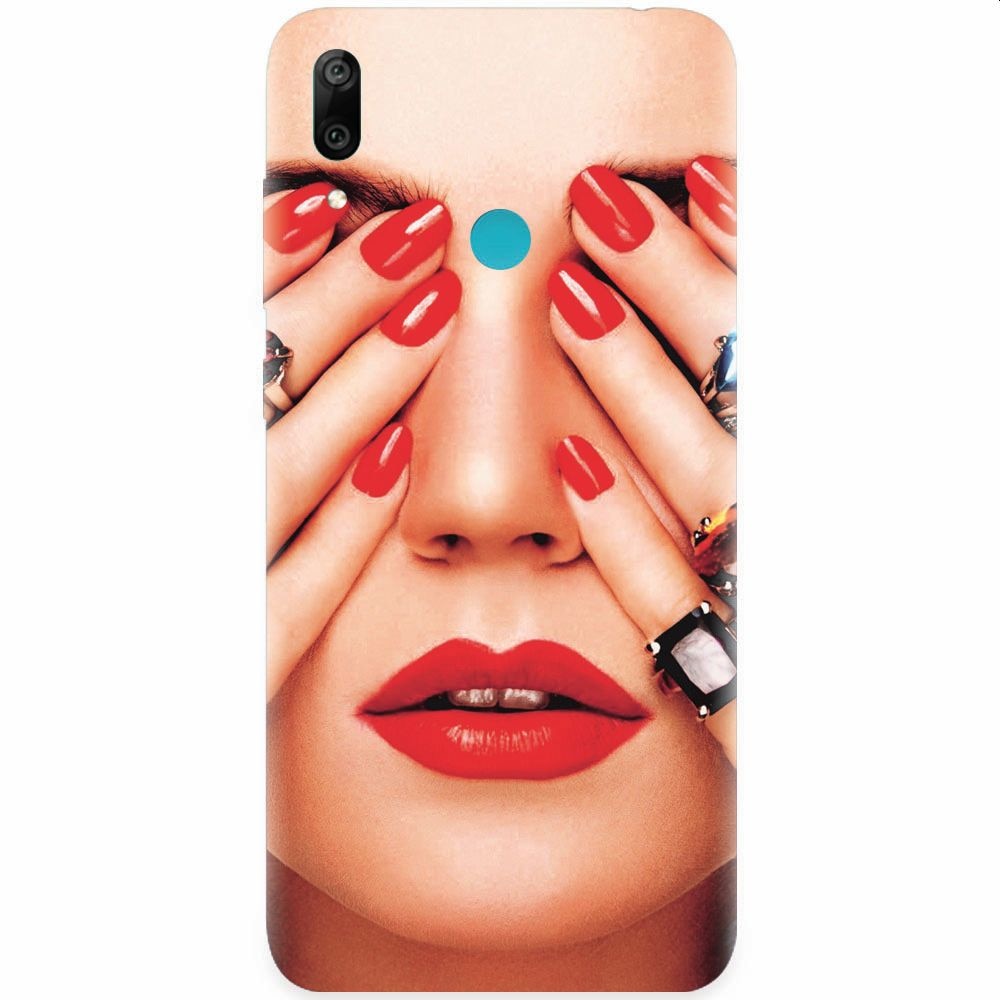 Husa silicon pentru Huawei Y7 2019, Rings On All Fingers