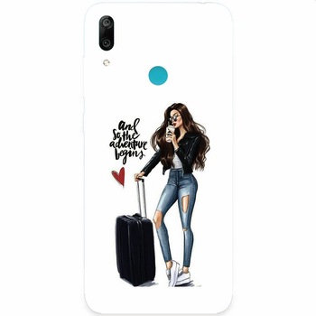 Husa silicon pentru Huawei Y7 2019, And So The Adventure Begins Husa silicon pentru Huawei Y7 2019, And So The Adventure Begins