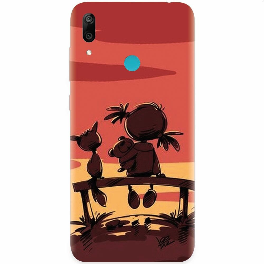 Husa silicon pentru Honor Play, Lovely Sunsets
