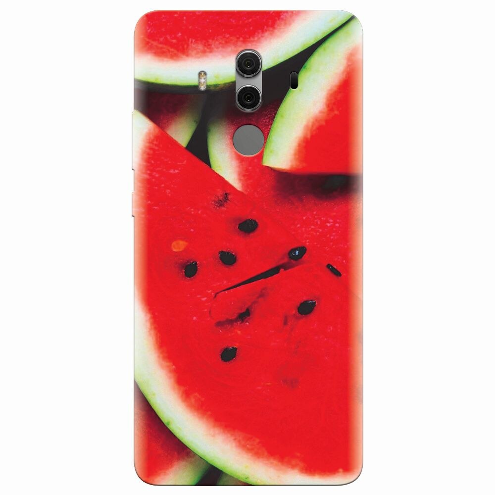 Husa silicon pentru Huawei Mate 10 Pro, S Of Watermelon Slice