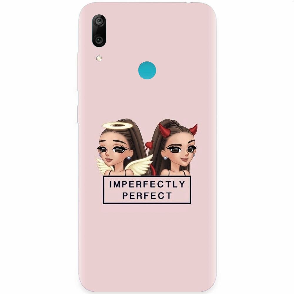 Husa silicon pentru Honor Play, Imperfectly Perfect Pink