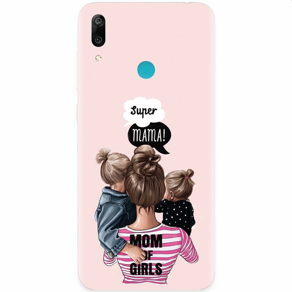 Husa silicon pentru Honor Play, Mom Of Girls