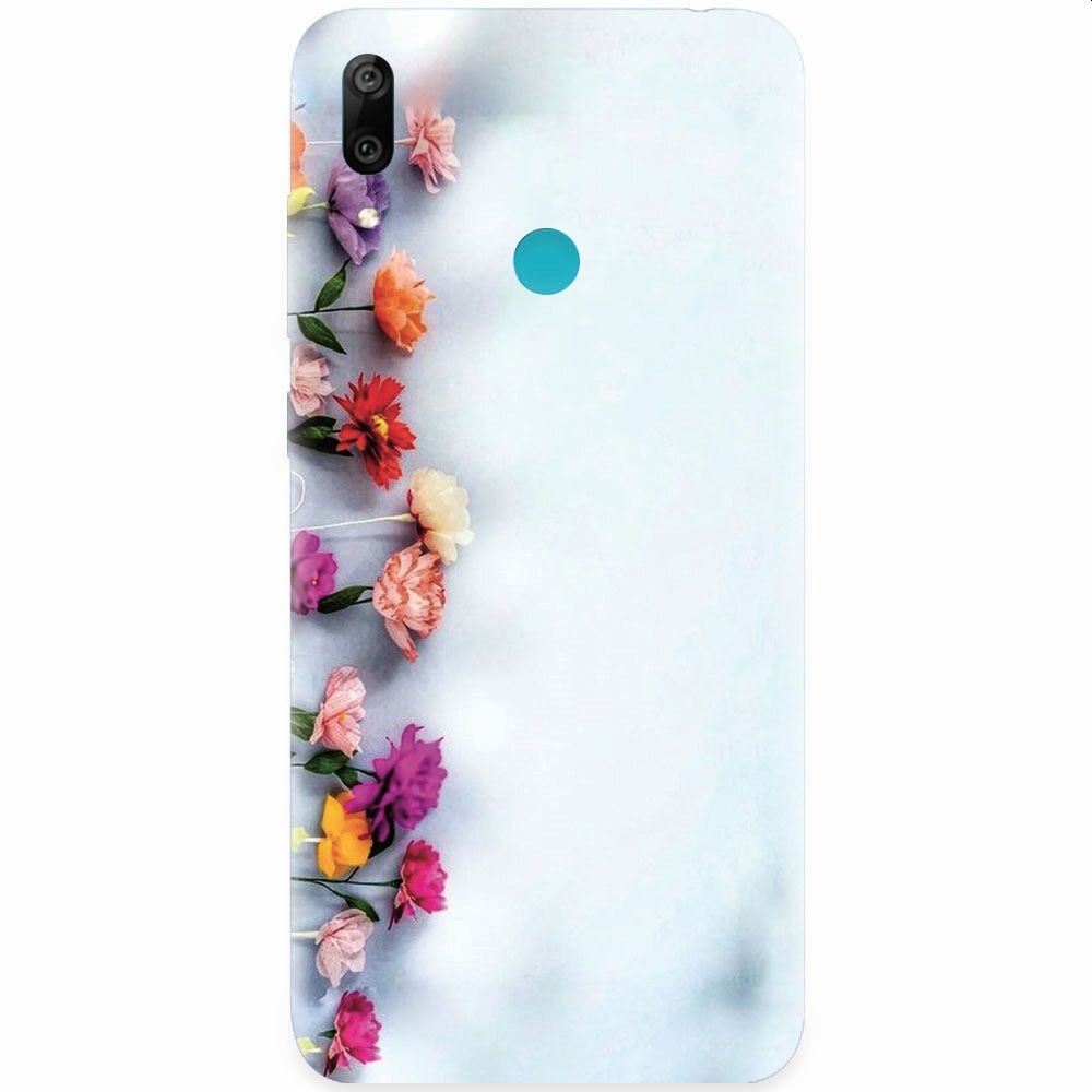 Husa silicon pentru Honor Play, Flowers