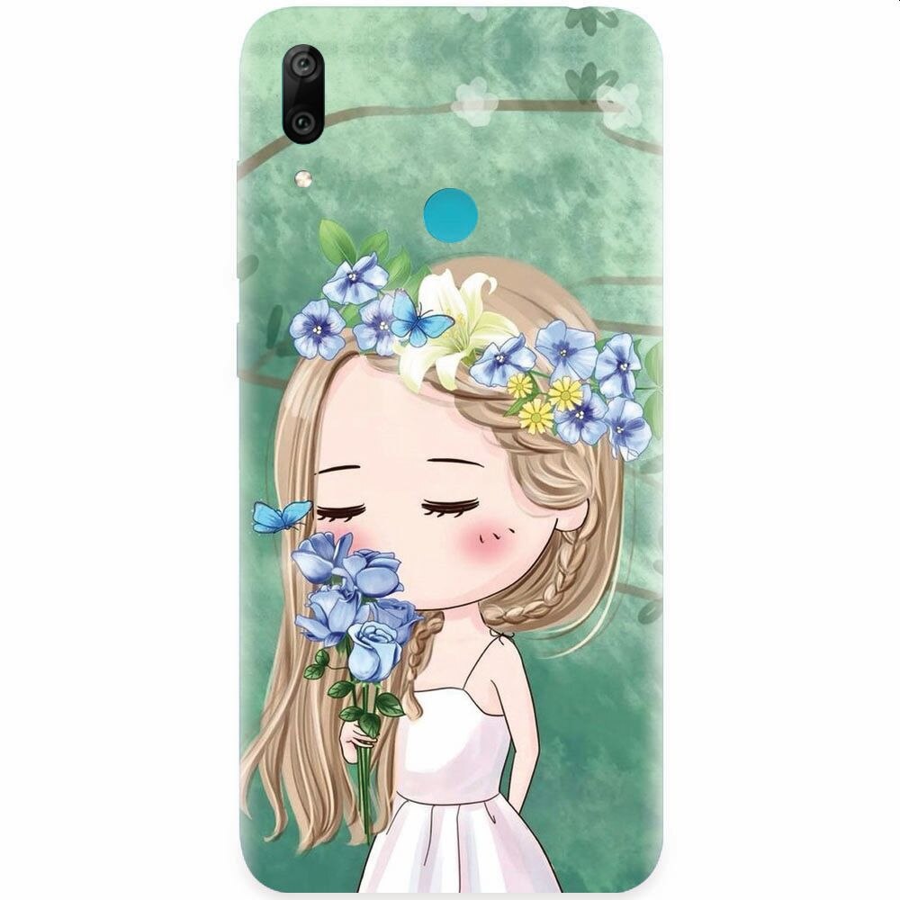 Husa silicon pentru Honor Play, Girl