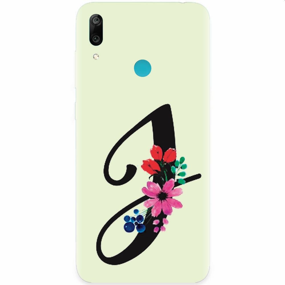 Husa silicon pentru Honor Play, Litera J