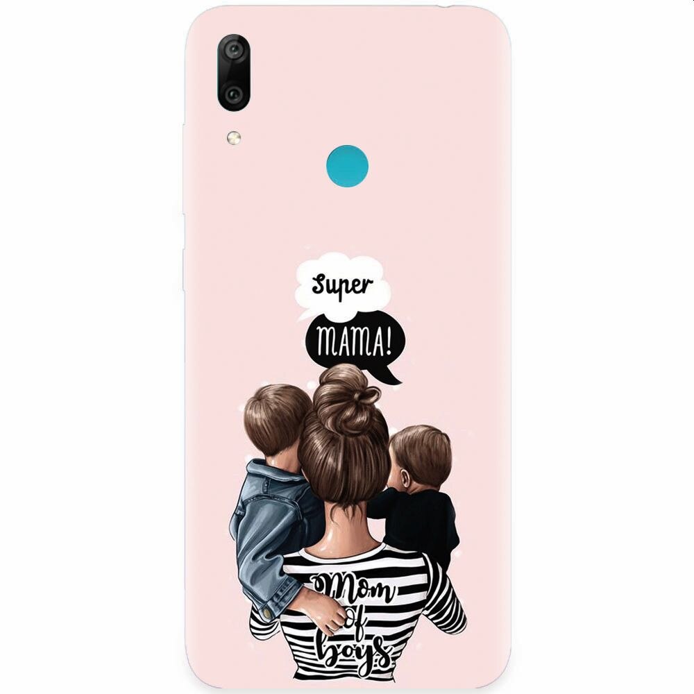 Husa silicon pentru Honor Play, Mom Of Boys