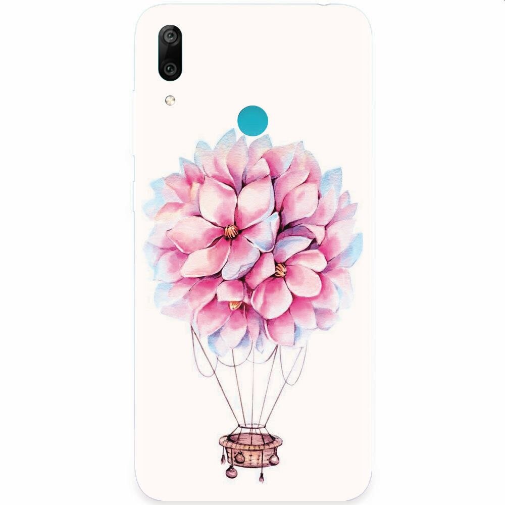 Husa silicon pentru Honor Play, Flower Baloon
