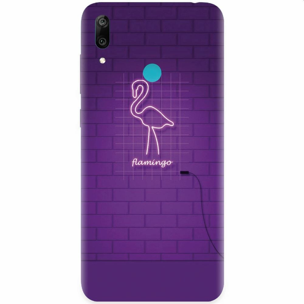 Husa silicon pentru Honor Play, Light Flamingo