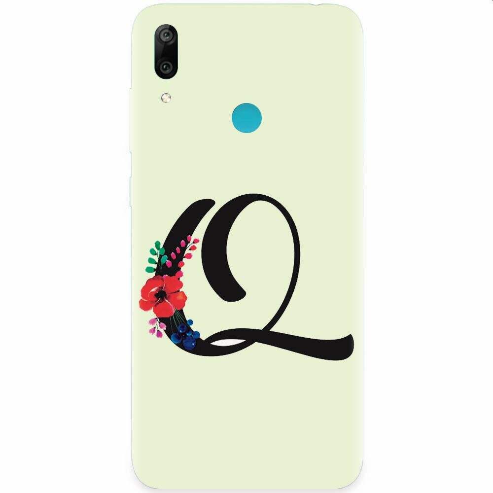 Husa silicon pentru Honor Play, Litera Q