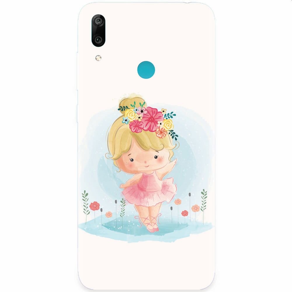Husa silicon pentru Huawei Y7 2019, Balerina