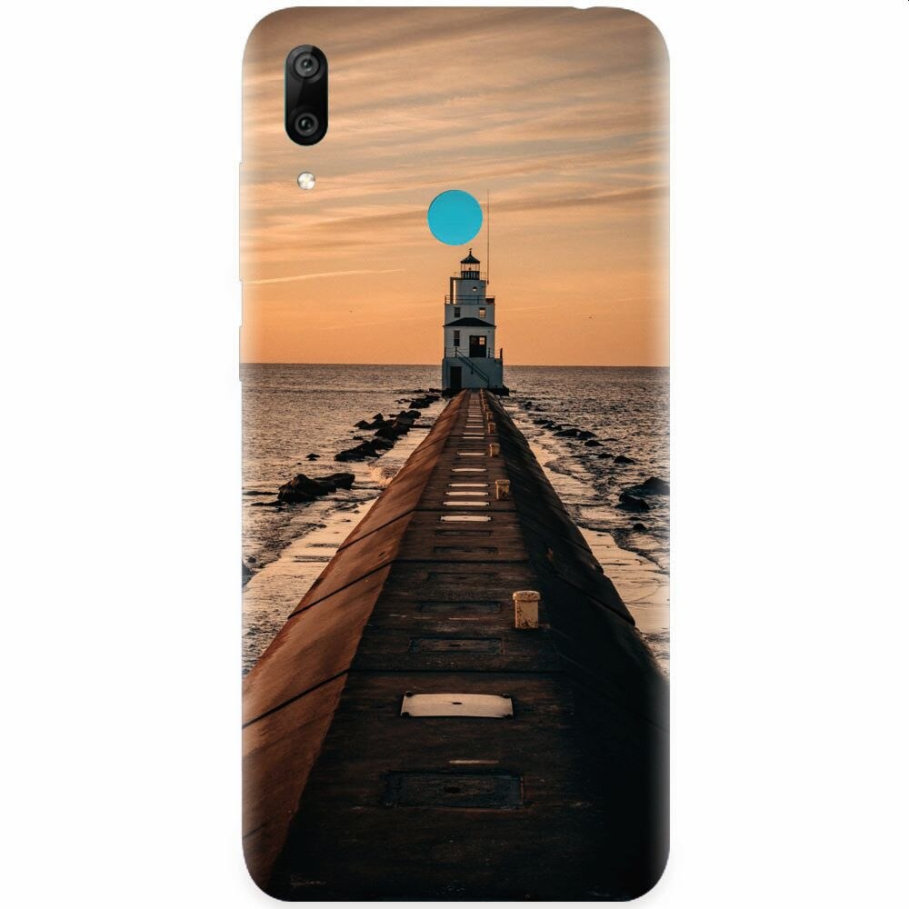 Husa silicon pentru Huawei Y7 2019, Dawn Dusk