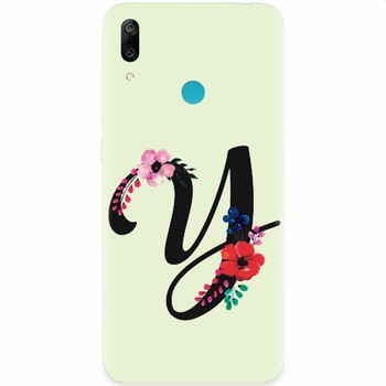 Husa silicon pentru Huawei Y7 2019, Litera Y Husa silicon pentru Huawei Y7 2019, Litera Y