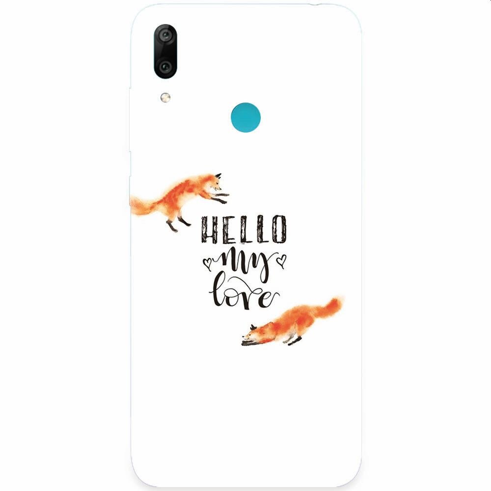 Husa silicon pentru Honor Play, Hello My Love