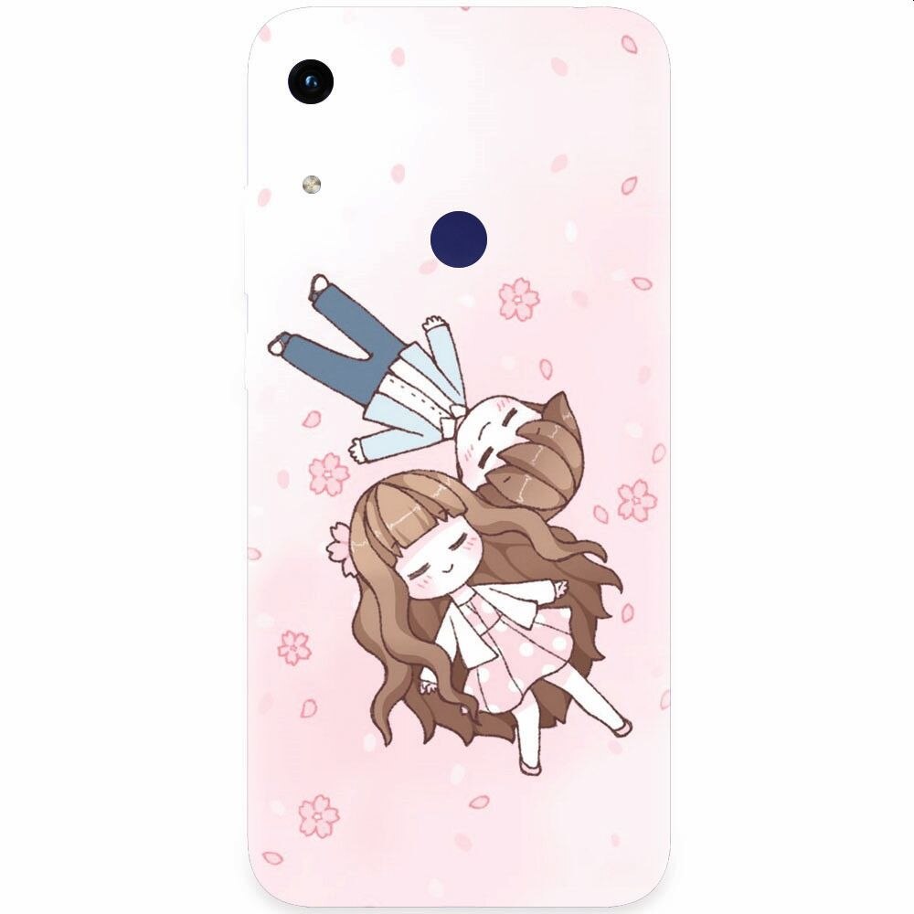 Husa silicon pentru Honor Play 8A, Cute Couple