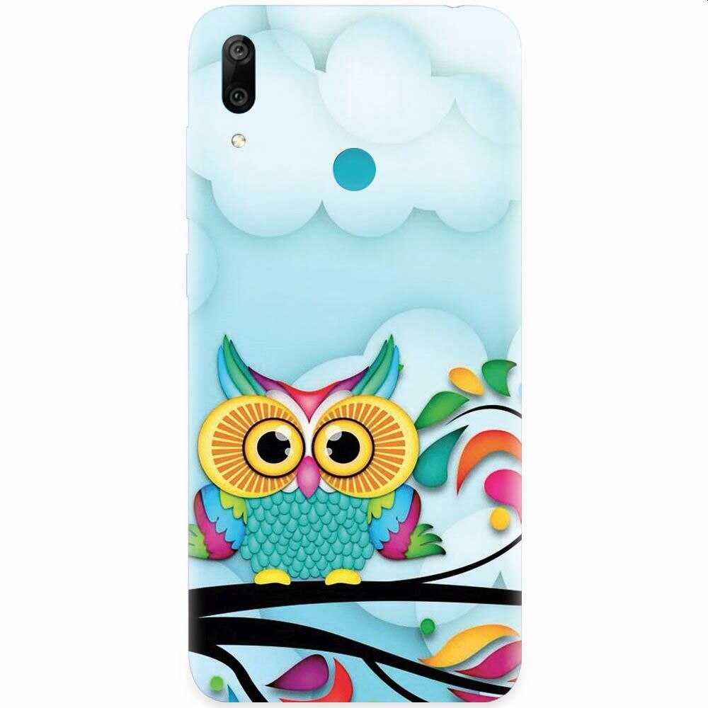 Husa silicon pentru Honor Play, Owl 102