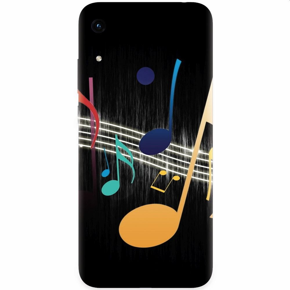 Husa silicon pentru Honor Play 8A, Colorful Music