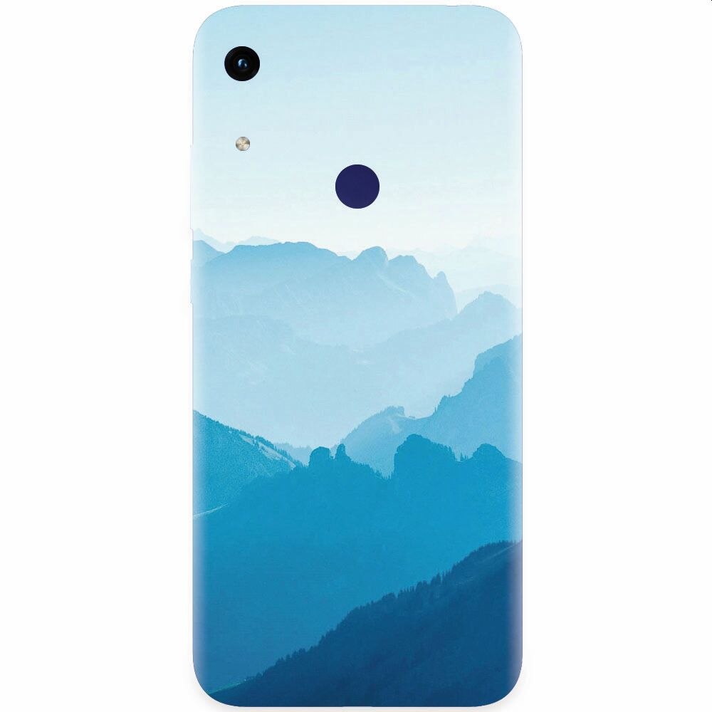 Husa silicon pentru Honor Play 8A, Blue Mountain Crests