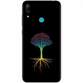 Husa silicon pentru Huawei Y7 Prime 2019, Tree 001 Husa silicon pentru Huawei Y7 Prime 2019, Tree 001