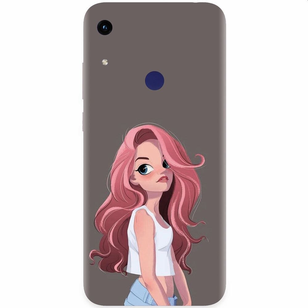 Husa silicon pentru Honor Play 8A, Cute Girl