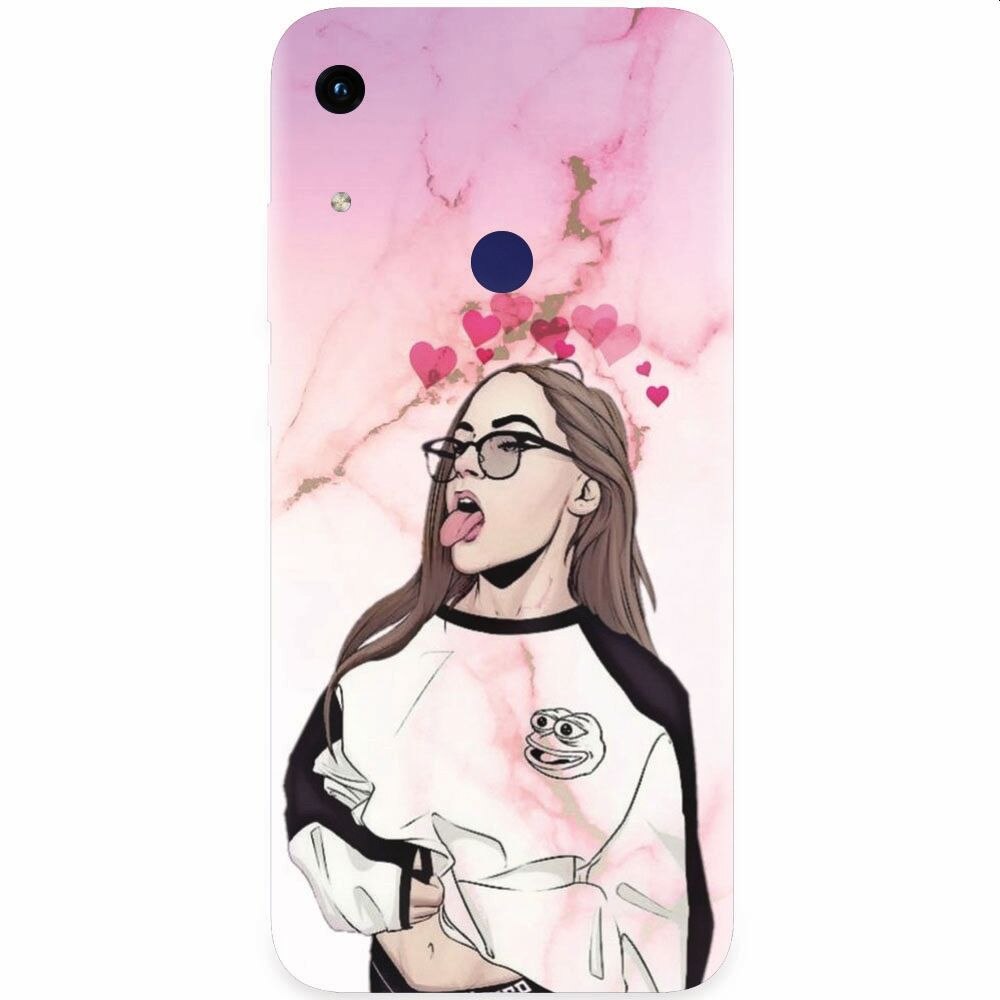 Husa silicon pentru Honor Play 8A, Bad Girl