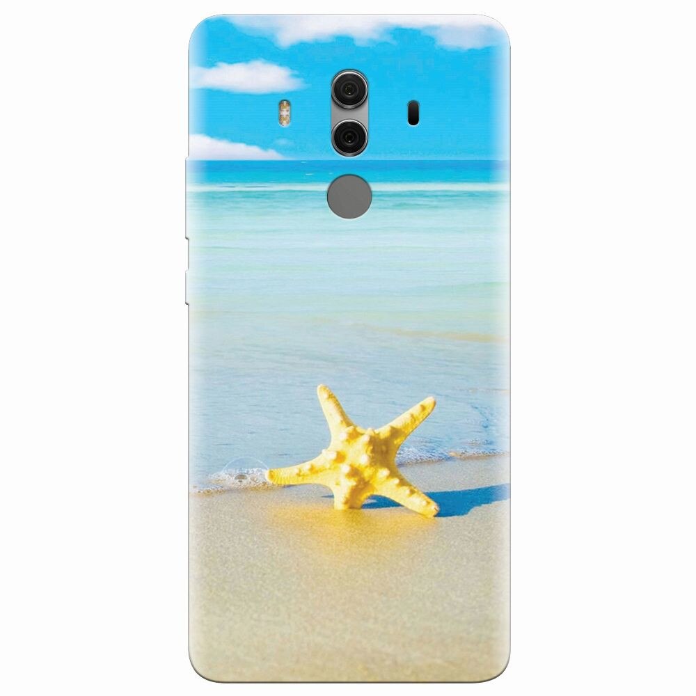 Husa silicon pentru Huawei Mate 10 Pro, Starfish Beach