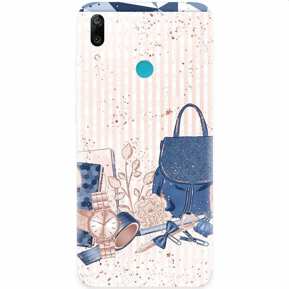 Husa silicon pentru Honor Play, Girl Accesories