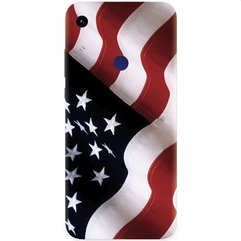 Husa silicon pentru Honor Play 8A, American Husa silicon pentru Honor Play 8A, American