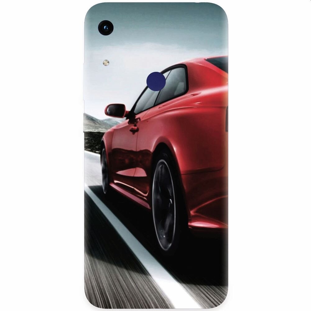 Husa silicon pentru Honor Play 8A, Car On Road