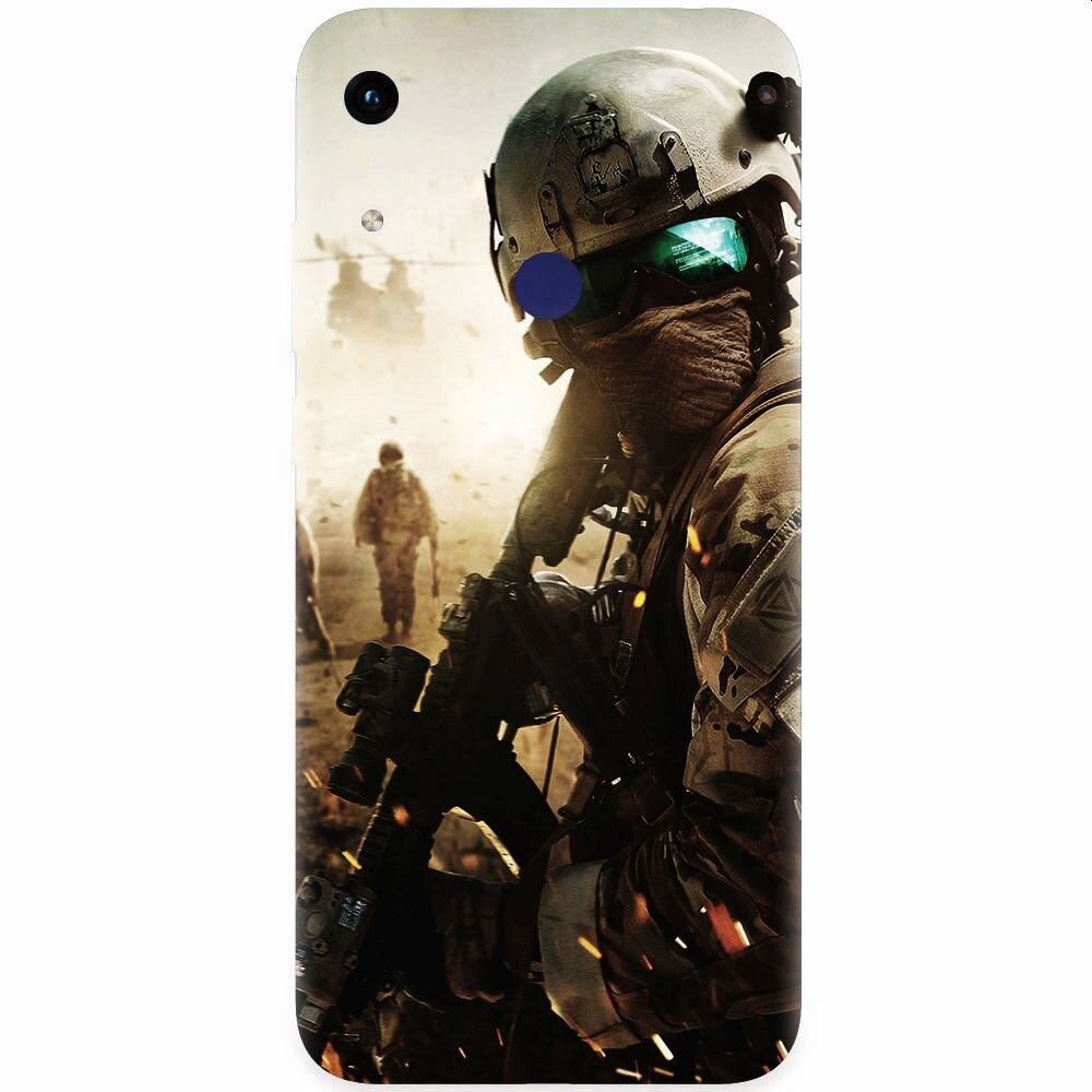 Husa silicon pentru Honor Play 8A, Battlefield