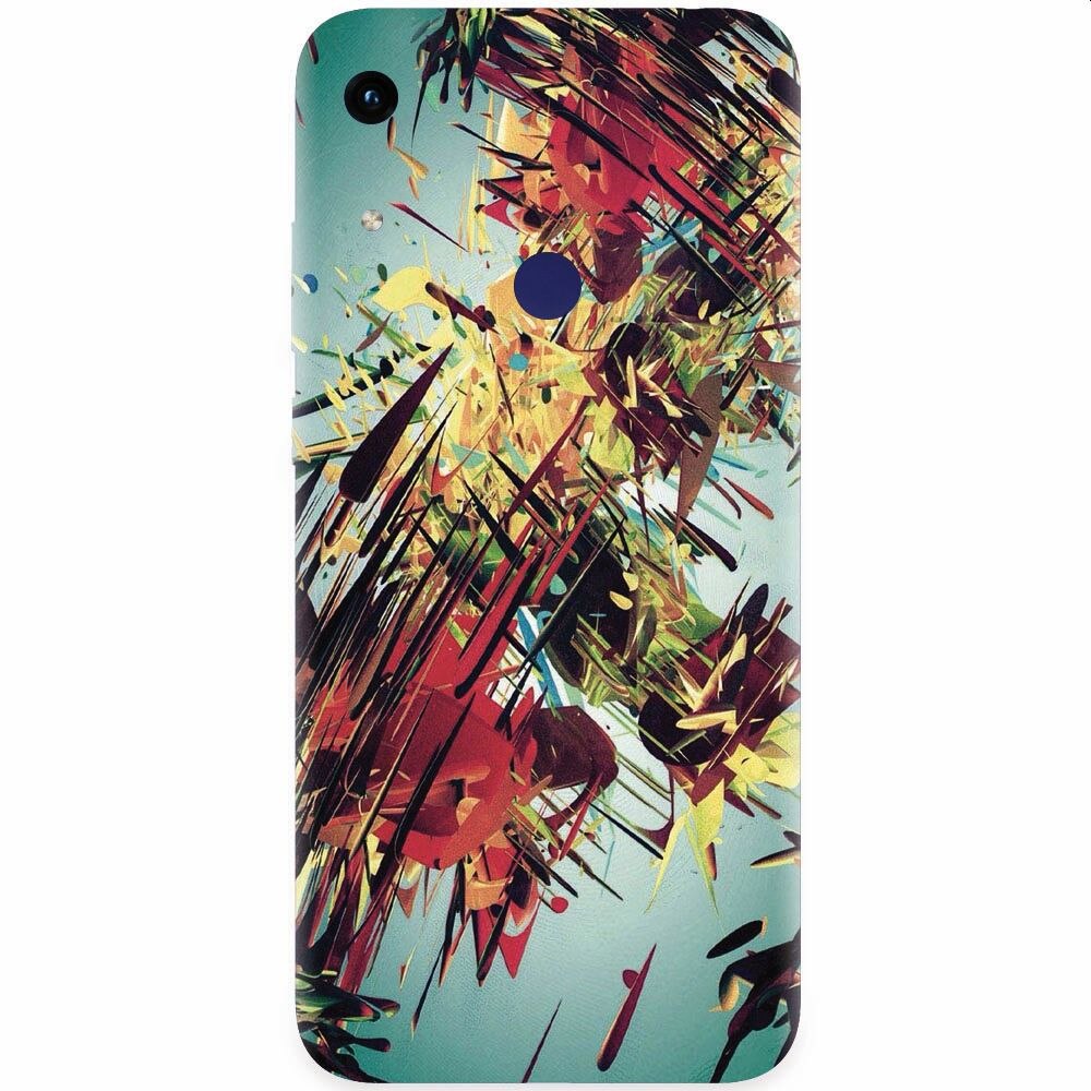 Husa silicon pentru Honor Play 8A, Complex Abstract Colorful 3D Drawing