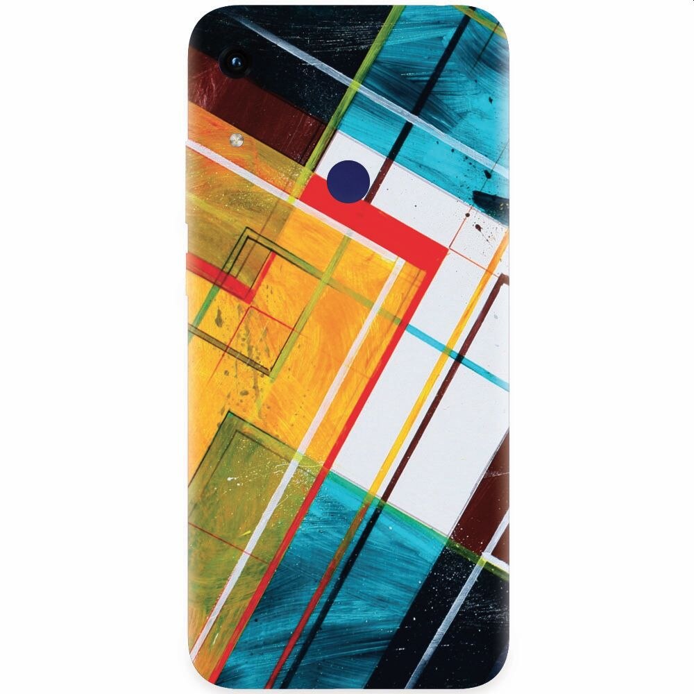 Husa silicon pentru Honor Play 8A, Abstraction Color Shape