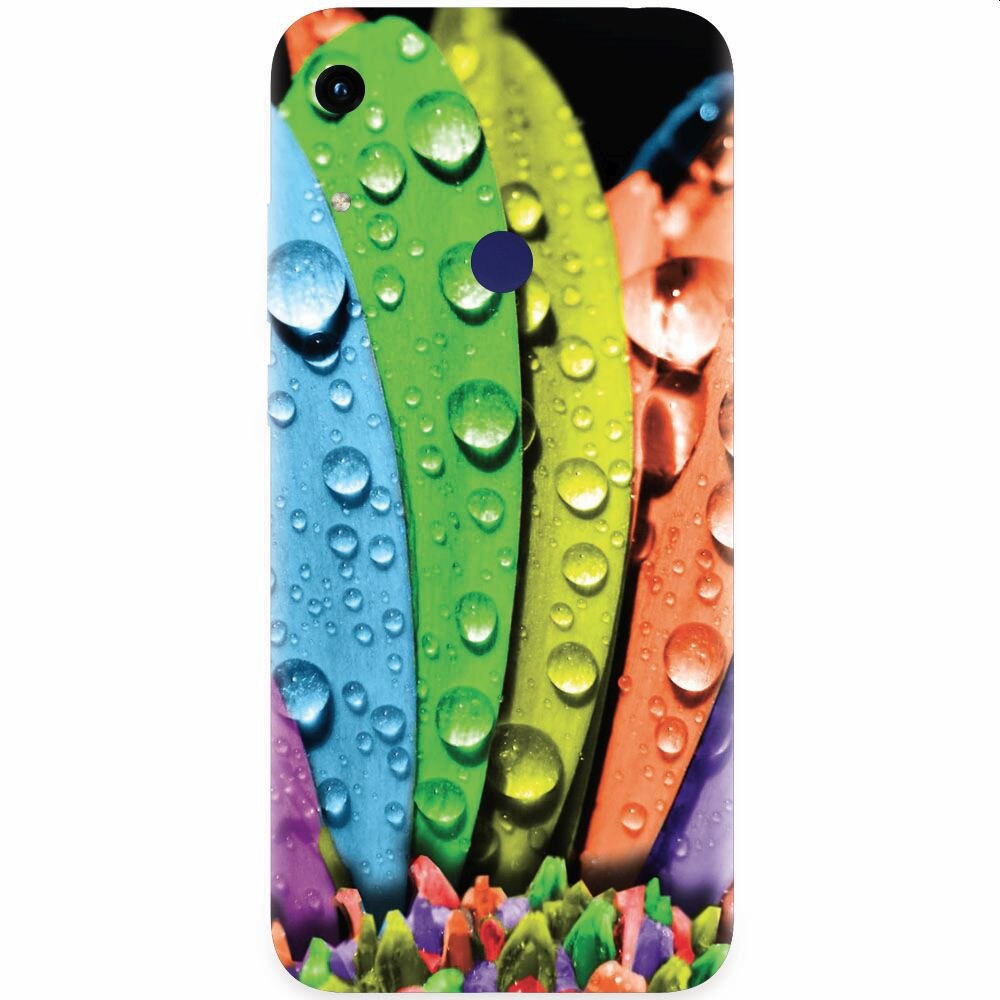 Husa silicon pentru Honor Play 8A, Colorful Daisy Petals