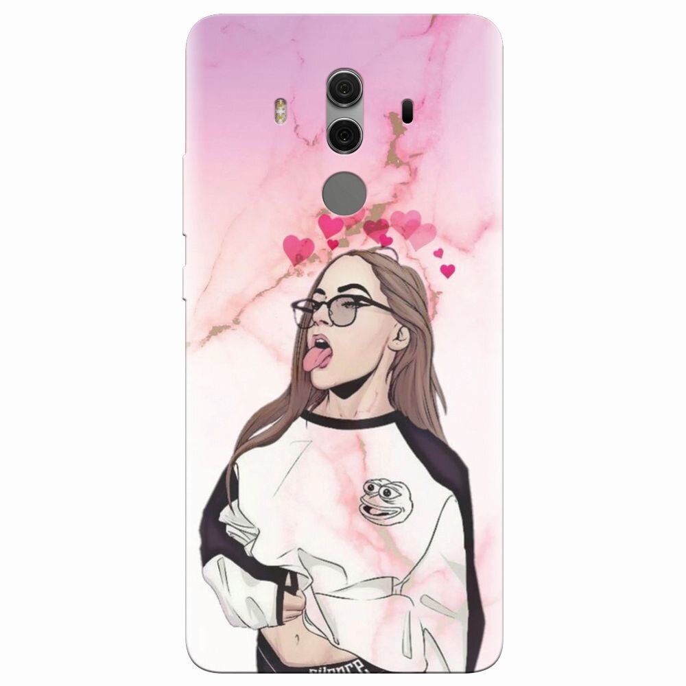 Husa silicon pentru Huawei Mate 10 Pro, Bad Girl