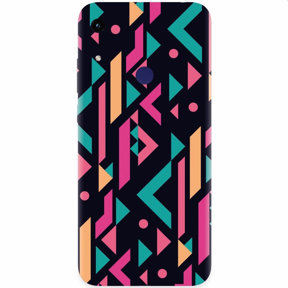 Husa silicon pentru Honor Play 8A, Alien Geometrics