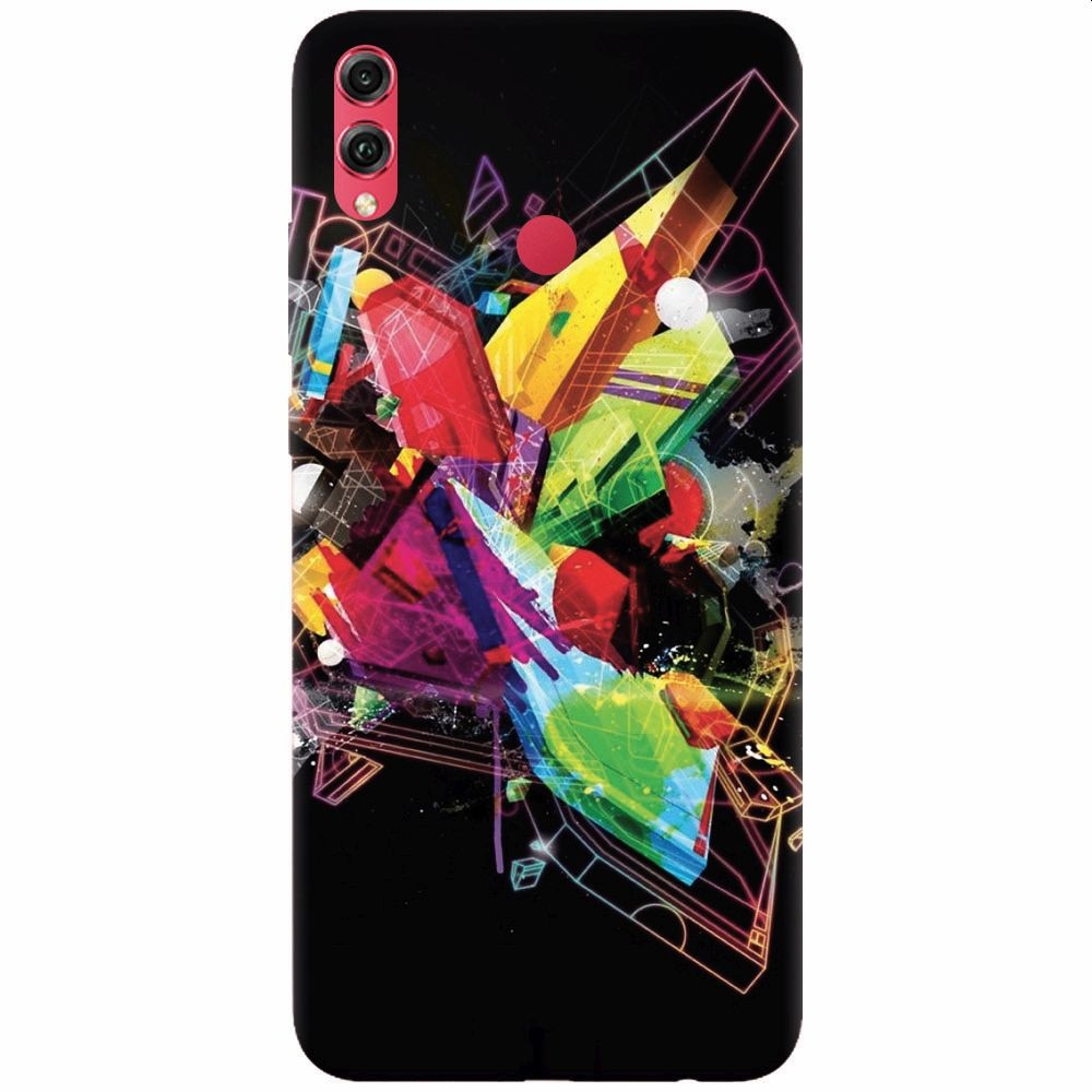 Husa silicon pentru Honor Note 10, Abstract Shape