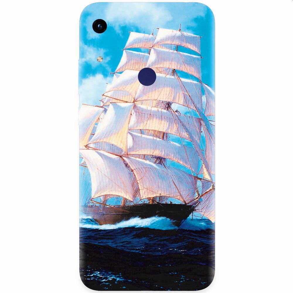 Husa silicon pentru Honor Play 8A, Attractive Art Of Ships