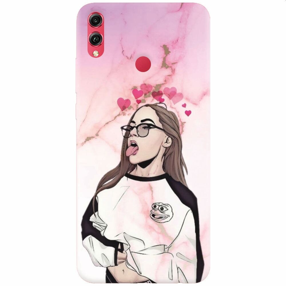 Husa silicon pentru Honor 8X, Bad Girl